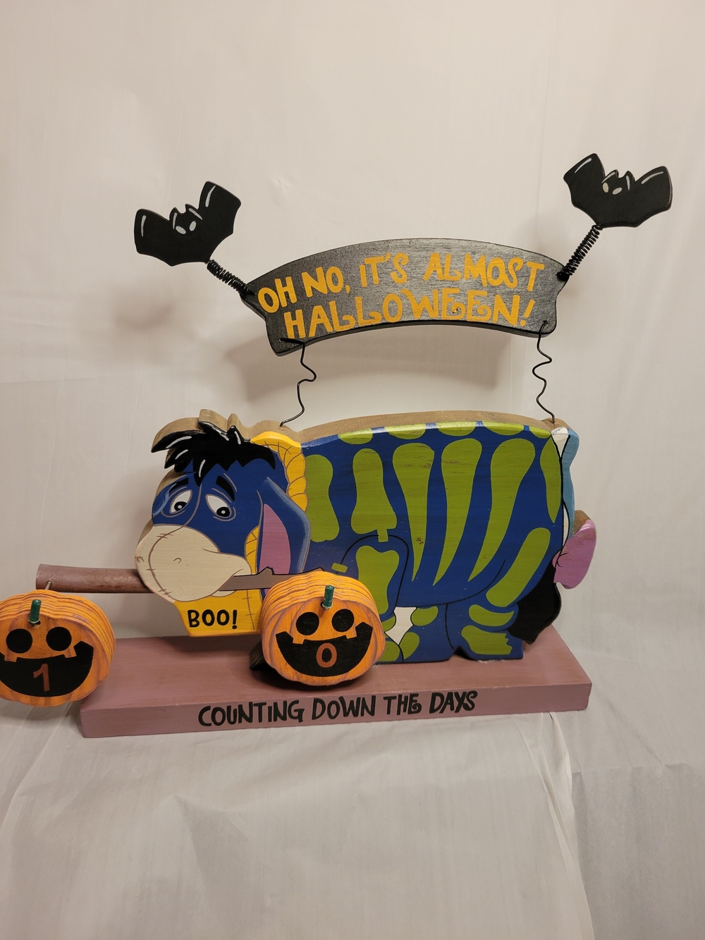 Vintage Disney Eeyore Halloween Countdown Calendar